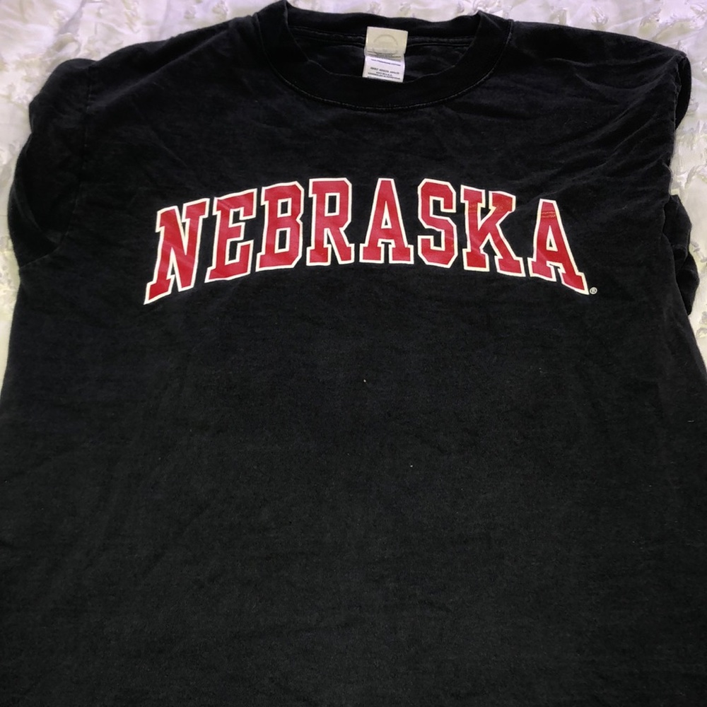 nebraska long graphic tee